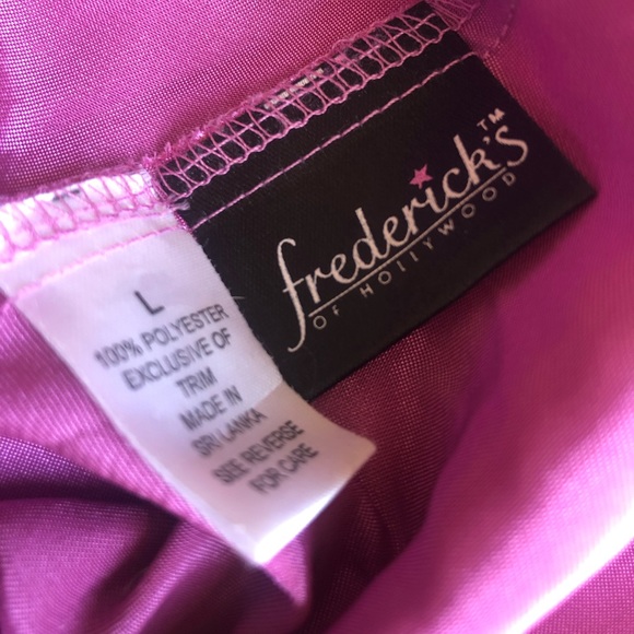 Fredericks of Hollywood pink silk slip - Picture 4 of 6